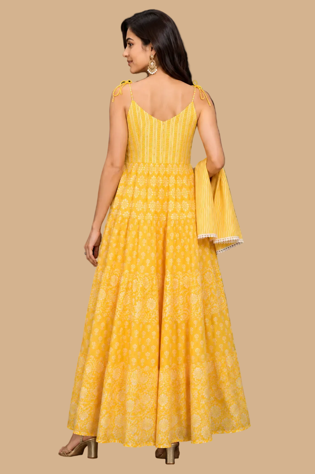 long kurti in cotton fabric by vandana creations
