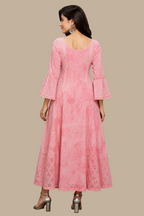 Long kurti in peach color